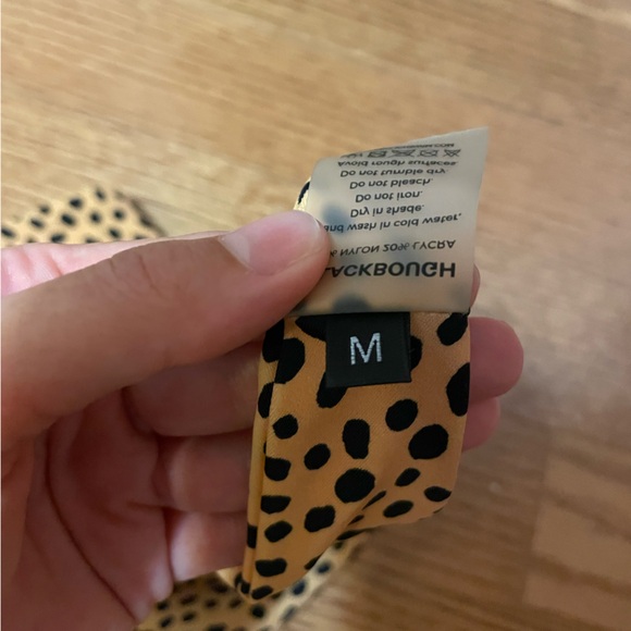 Blackbough cheetah print bathing suit size M - Picture 5 of 5